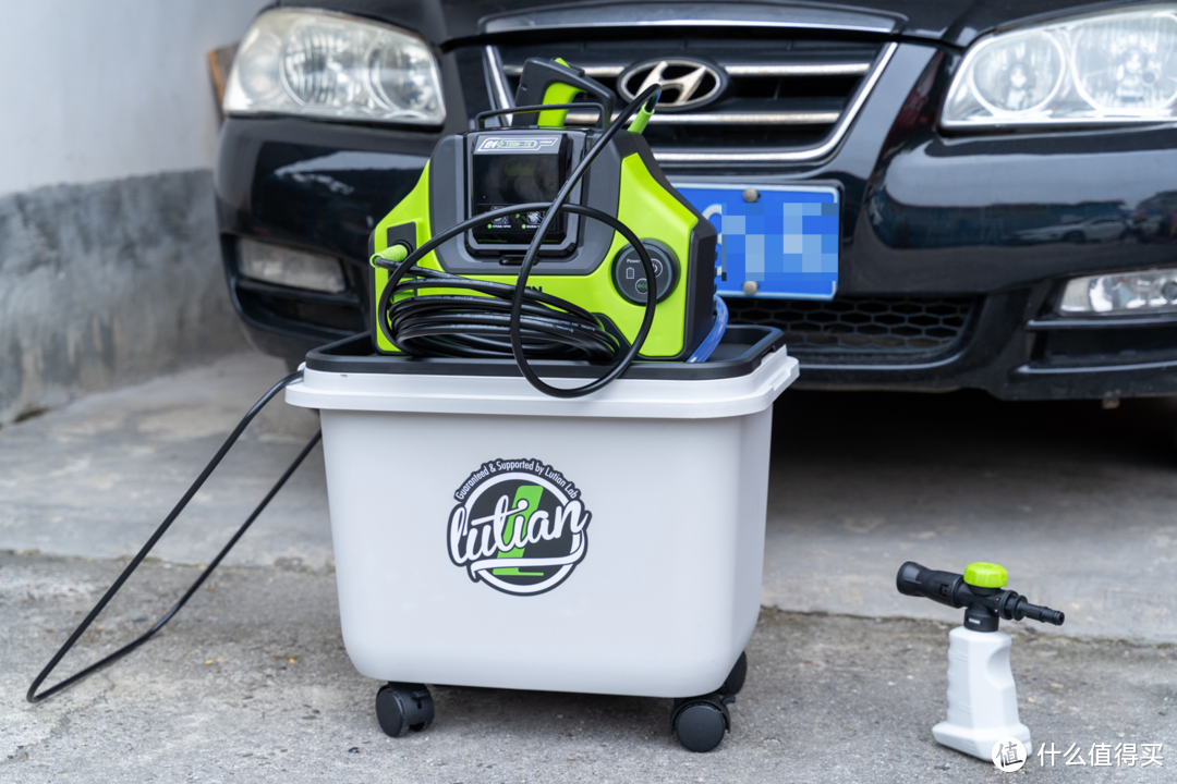没水没电终于也能实现自己洗车了！分享绿田创-T5洗车机的使用体验