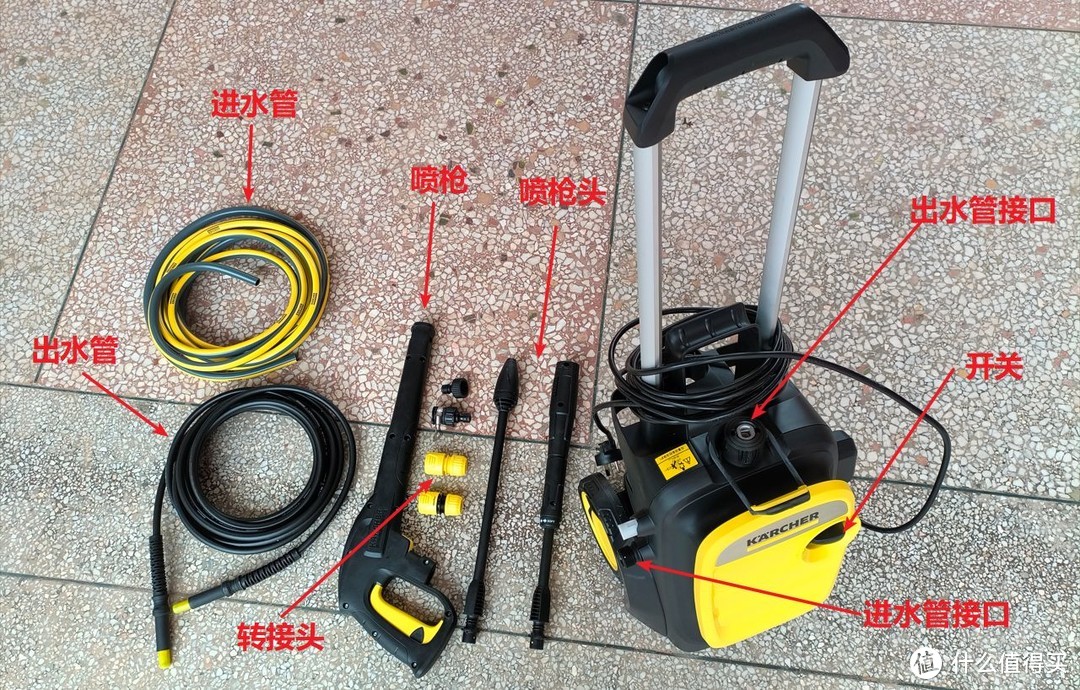 小钢炮-卡赫高压洗车机K5C开箱测评