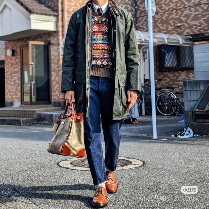 巴伯尔男士夹克