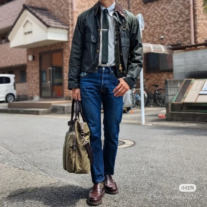 巴伯尔男士夹克