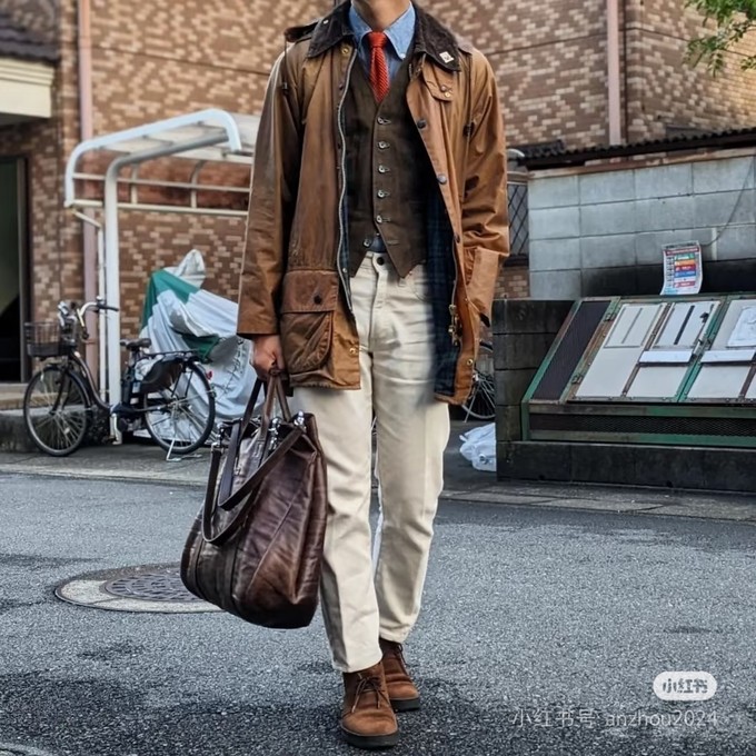 巴伯尔男士夹克