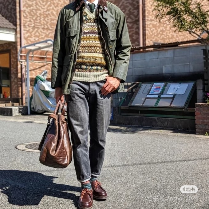 巴伯尔男士夹克